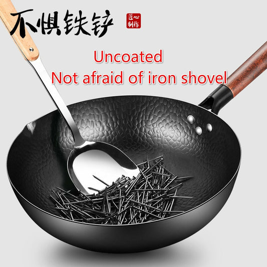 Handmade Iron Wok